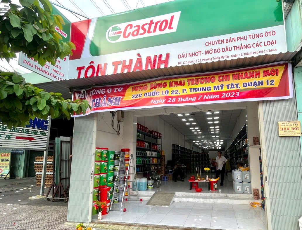 Cửa hàng dầu nhớt chính hãng Tôn Thành Auto