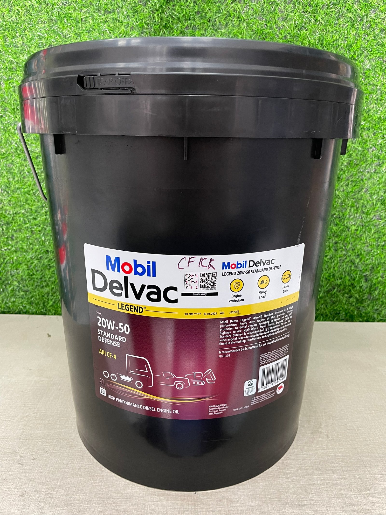 Dầu nhớt động cơ xe tải Mobil Delvac Super - 20W-50