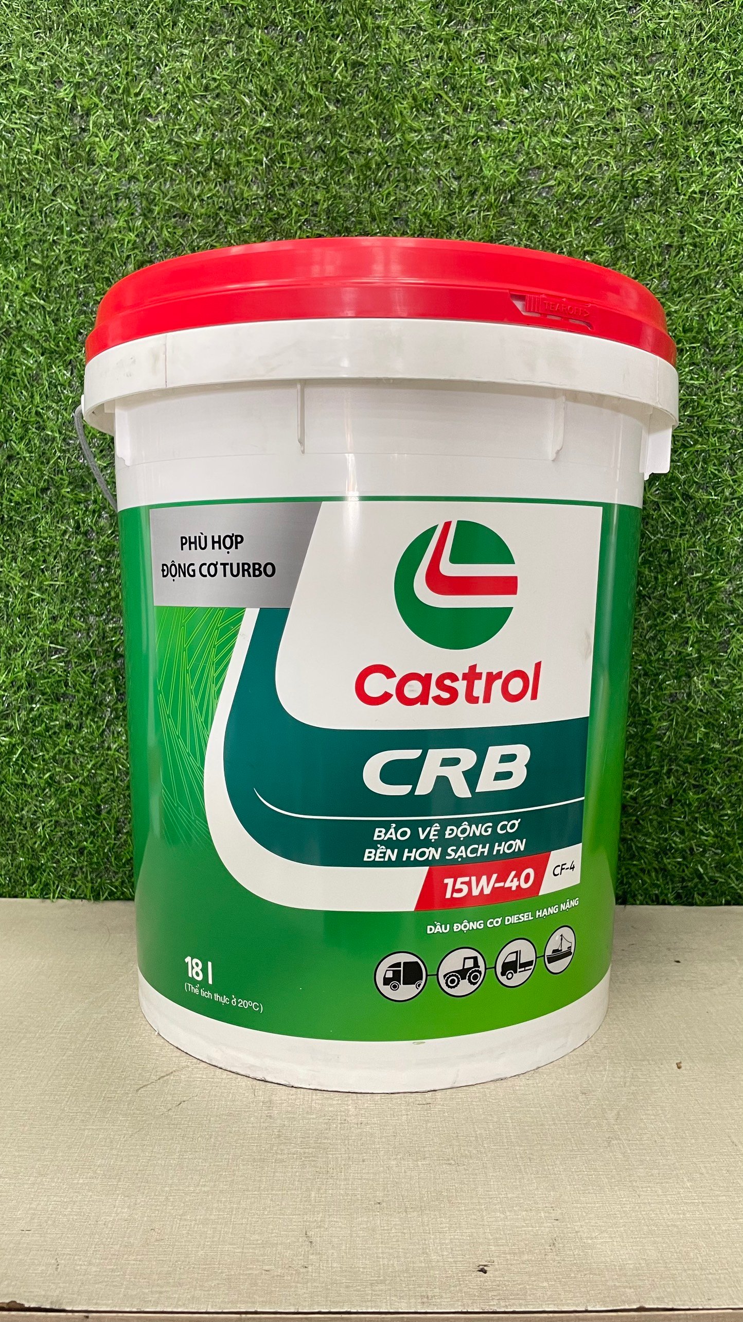 Dầu động cơ Castrol CRB 15W-40 API CF-4