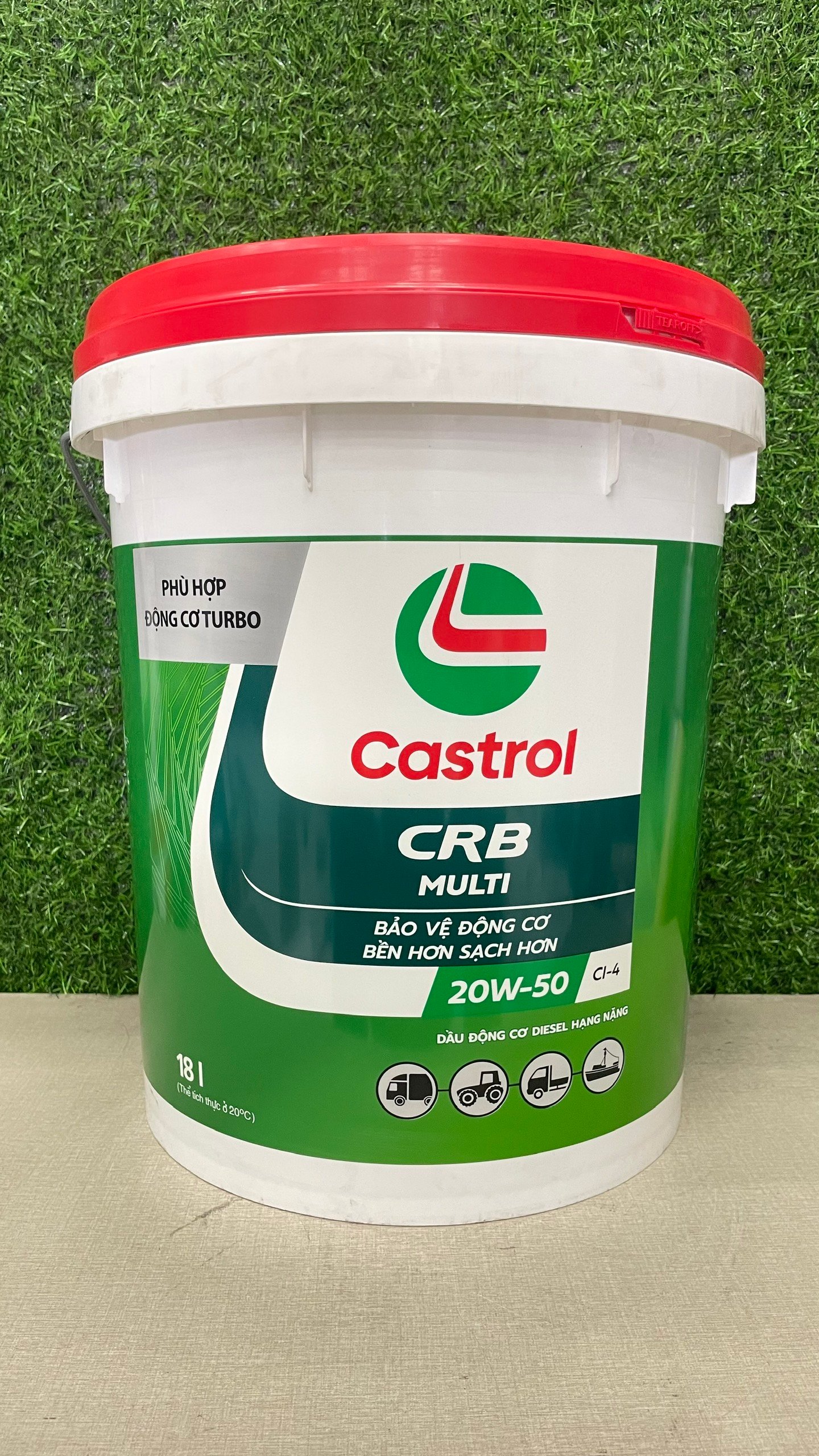 Dầu động cơ Castrol CRB Multi 20W-50 API CI-4